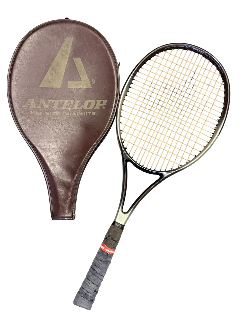 Vintage ESTUSA Boris Becker XLG Tennis Racket + Case